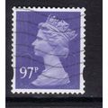 GB 2014 QE2 97p Bluish Violet security Machin (...