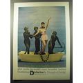 1960 Triumph of Europe Distinction Foundations Ad - If you dare to be hated