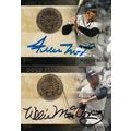 WILLIE MAYS & WILLIE McCOVEY AUTO 2012 SAN FRAN...