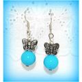 Sale Tibetan Hill Tribe Style Butterfly Jade Bl...