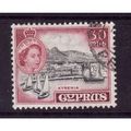 CYPRUS 1955 SG180 30M KYRENIA FINE USED