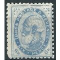 Tonga 1886 SG3 6d Blue Mint No Gum (traces or g...