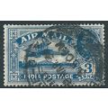 India 1929 SG221 3a Blue AIR Good/Fine Used....