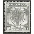 Kedah 1950 SG80 6c Grey Mounted Mint ... ..