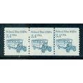 2123 3.4c School Bus Very Fine MNH Dry Gum PNC ...