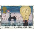 GB, Industry Year, Energy, blue 1986, 17p, #3