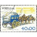 PORTUGAL, Old and modern, transport, blue 1979,...