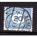 NETHERLANDS 1921 SG 244 20c BLUE FINE USED #4