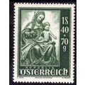 1948 AUSTRIA sg1159 1s40+70g Deep Green Un Moun...