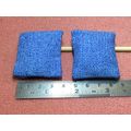 Blue Cushions 1 Pair Handmade 1:12th Dolls Hous...