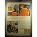 1957 Chef Boy-ar-dee Spaghetti Sauce Ad - Perfect pour-on sauces