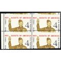 1145, Mint NH 4¢ Nice Misperf Error Block - Boy...