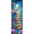 Vintage Floral Stack of Books Bookmarks Book Ma...