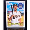 MARCUS SEMIEN 2018 TOPPS HERITAGE BASEBALL CARD...