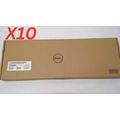 LOT OF 10* Dell Wired Slim Keyboard KB216-BK-US...