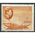 Seychelles 1938 SG137 6c Orange Mounted Mint .. ..