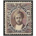 Zanzibar 1913 SG252 25c Sepia Mounted Mint . ..