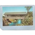 NH Andover Covered Bridge Postcard Keniston Bri...
