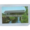 NH Andover Covered Bridge Postcard Keniston Bri...