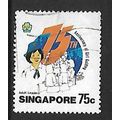 SINGAPORE 1985 GIRL GUIDE MOVEMENT 75c ADULT LE...