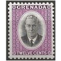 Grenada 1951 SG180 12c Black & Purple Mounted M...