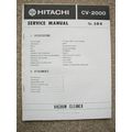 Hitachi Original service manual CV-2000 Vacuum ...