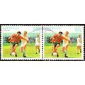 Australia 1991 Sport Soccer 2 x 90c Used Stamps .