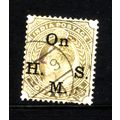 INDIA 1902 SG O60 4a OLIVE OPT ON HMS FINE USED#7