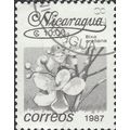 NICARAGUA, FLOWER, Achiote, greyscale 1987, $10