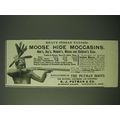 1900 H.J. Putman & Co. Moose Hide Moccasins Ad ...
