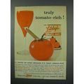 1960 Libby's Tomato Juice Ad - Truly Tomato-Rich