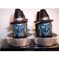 1 bx of 4 Memento Mori Halloween Witch Head Fac...