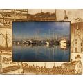 Port Washington Wisconsin Laser Engraved Wood P...