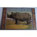 VINTAGE ' RHINO ' CHILDREN'S PUZZLE (1930s)