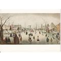 Unused Art Postcard - Scene On The Ice - Hendri...
