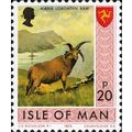 Isle of Man 1973 QEII 20p Manx Loaghytn Ram Mou...