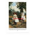 Wendish Girls In Spreewald Nr Berlin, Germany, ...