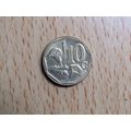 Suid Africa South Africa 2004 10 Cent Borwa Coin