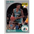 1990-91 Hoops basketball J.R. Reid RC card #57 ...