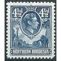 Northern Rhodesia 1952 SG37 4 1/2d Blue Mounted...