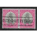 ZAF 1933 SE~TE PAIR 1d 'DROMEDARIS ' FINE USED ...