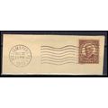 Used 684 1 1/2c Warren Harding Just Clears Will...