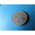 1950 GEORGE VI SIXPENCE FREE POST. AJ