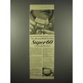1955 Remington Super 60 Electric Shaver Ad