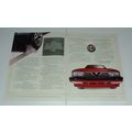 1986 2-page Alfa Romeo 75 4-door Saloon Car Ad!