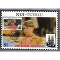 NUI-TUVALU 1986 ROYAL WEDDING $1 YOUNG PRINCE A...