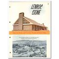 FINGER LAKES STONE COMPANY 1954 Lenroc Ashlar v...