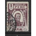 PERU 1938 1s PURPLE TORIBIO DE LUZURIAGA SG 699...