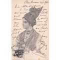 Dutch Holland Lady With Sparkling Emeralds Posh...