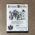 1980 Chateau Monteau BORDEAUX GRAND VIN WINE BO...